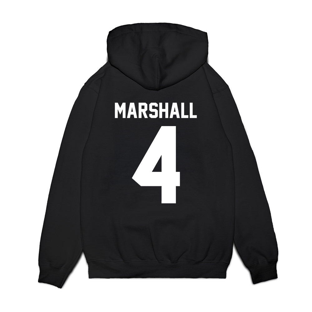 Samford - NCAA Men's Basketball : Jermaine Marshall - Vintage Basketball Premium Hooded Sweatshirt-1