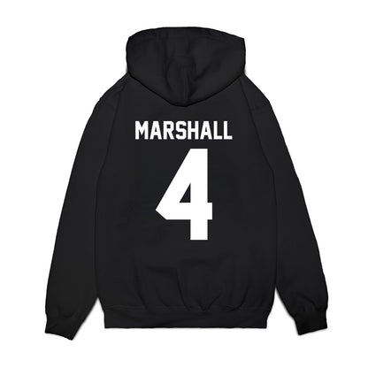 Samford - NCAA Men's Basketball : Jermaine Marshall - Vintage Basketball Premium Hooded Sweatshirt-1