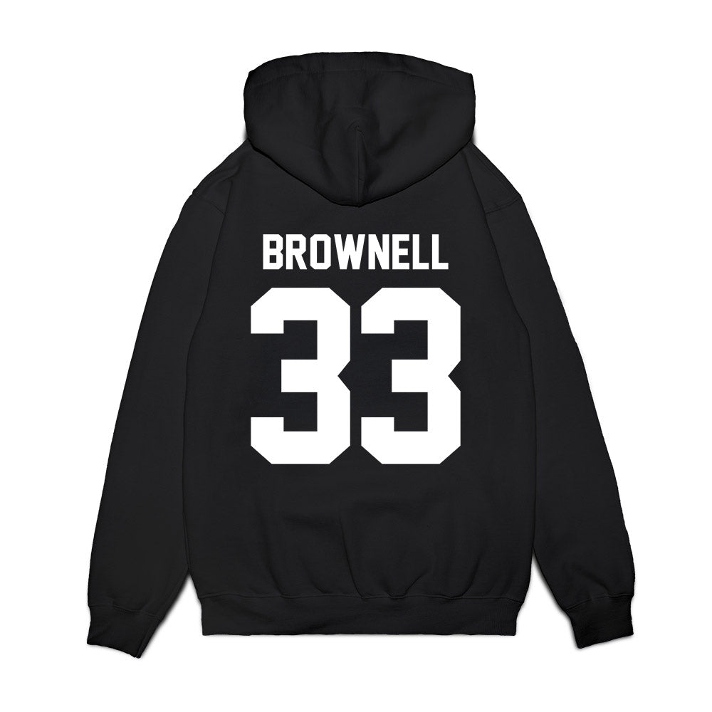 Samford - NCAA Men's Basketball : Jaden Brownell - Vintage Basketball Premium Hooded Sweatshirt-1