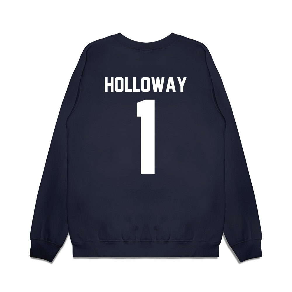 Samford - NCAA Men's Basketball : Joshua Holloway - Vintage Basketball Premium Crewneck Sweatshirt-1