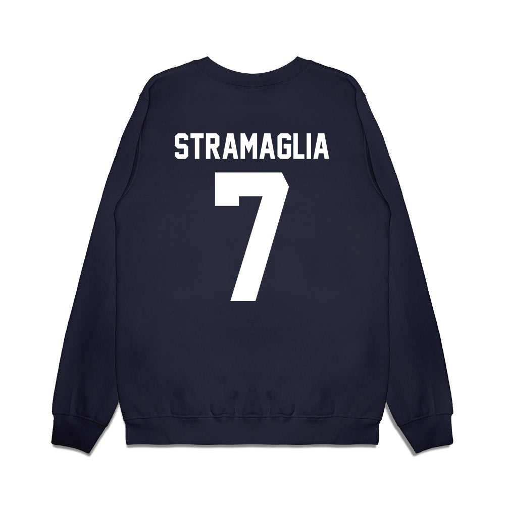 Samford - NCAA Men's Basketball : Paul Stramaglia - Vintage Basketball Premium Crewneck Sweatshirt-1