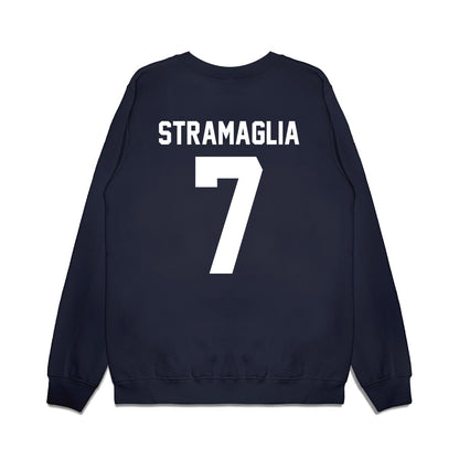 Samford - NCAA Men's Basketball : Paul Stramaglia - Vintage Basketball Premium Crewneck Sweatshirt-1