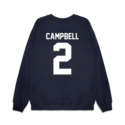 Samford - NCAA Men's Basketball : Jaden Campbell - Vintage Basketball Premium Crewneck Sweatshirt-1