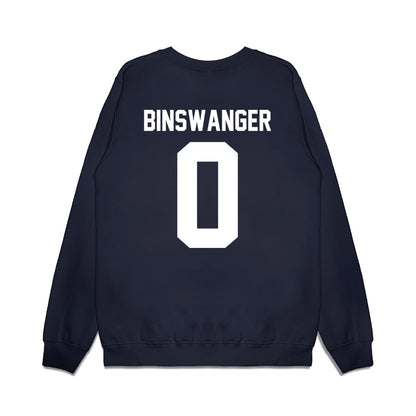 Samford - NCAA Women's Basketball : Paisley Binswanger - Vintage Basketball Premium Crewneck Sweatshirt-1
