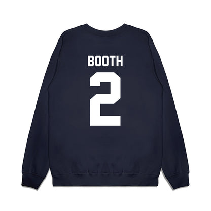 Samford - NCAA Men's Basketball : Jadin Booth - Vintage Basketball Premium Crewneck Sweatshirt-1