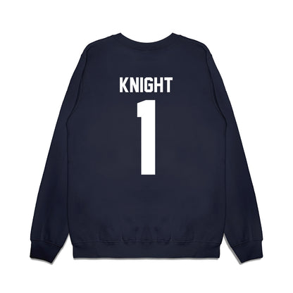 Samford - NCAA Women's Basketball : Jada Knight - Vintage Basketball Premium Crewneck Sweatshirt-1