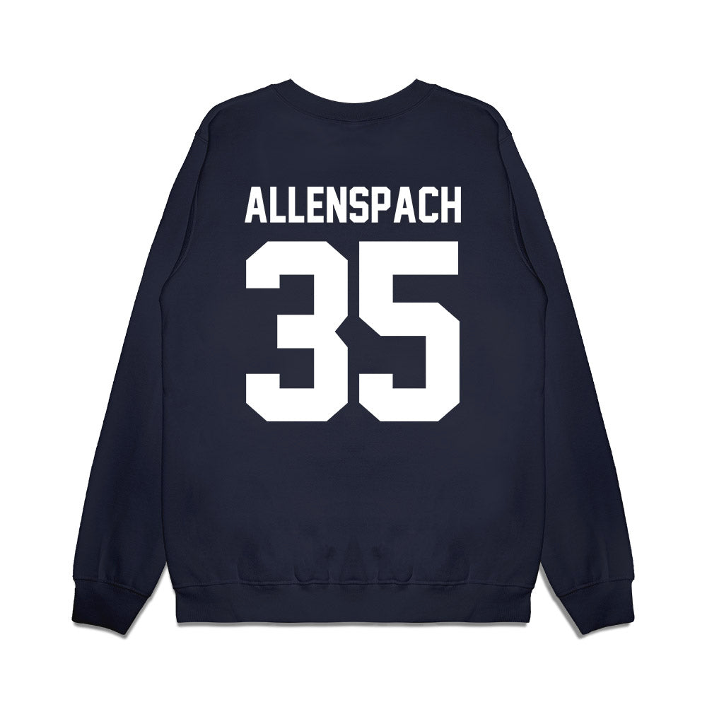 Samford - NCAA Men's Basketball : Riley Allenspach - Vintage Basketball Premium Crewneck Sweatshirt-1