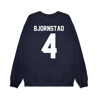 Samford - NCAA Men's Basketball : Judson Bjornstad - Vintage Basketball Premium Crewneck Sweatshirt-1