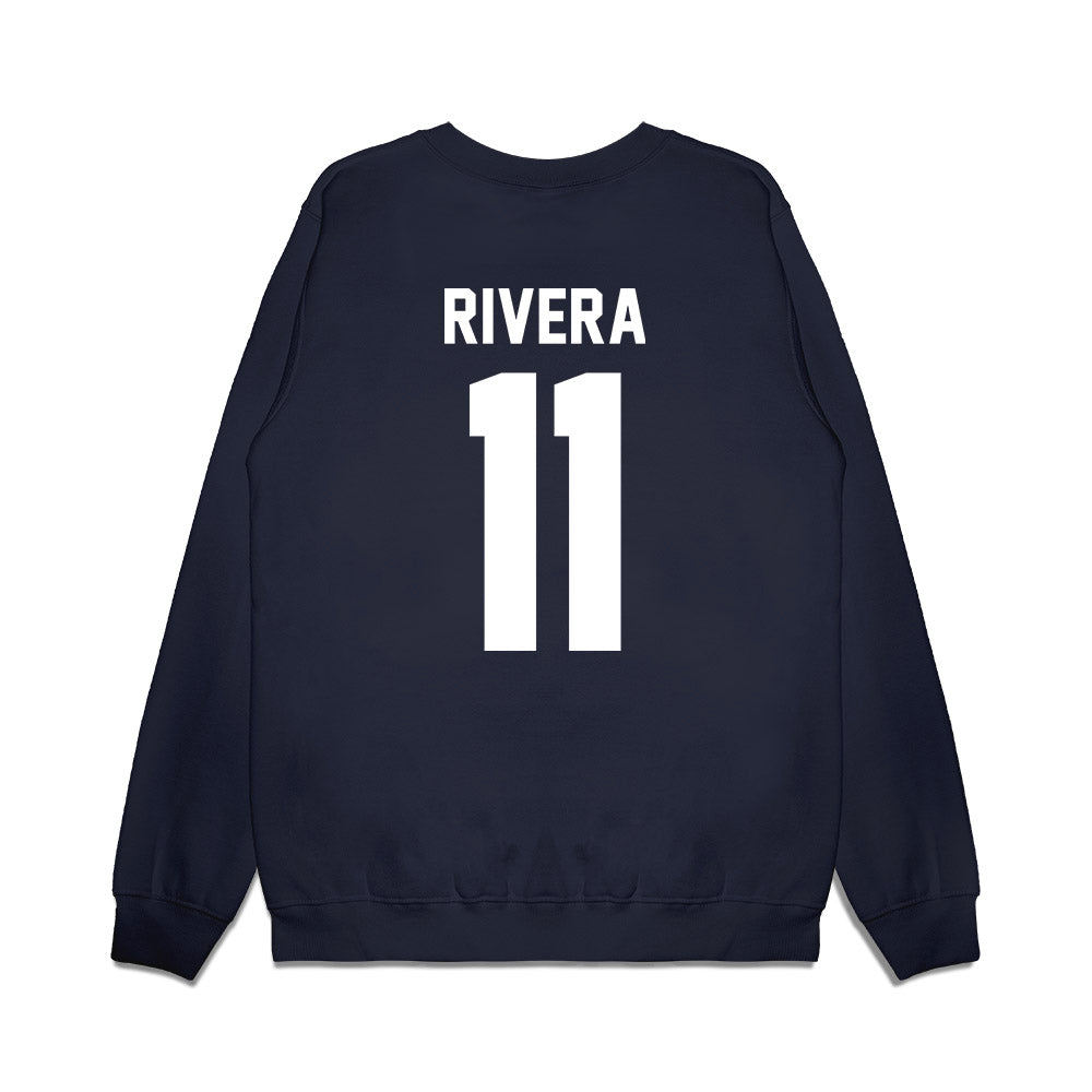 Samford - NCAA Women's Basketball : Briana Rivera - Vintage Basketball Premium Crewneck Sweatshirt-1