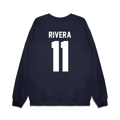 Samford - NCAA Women's Basketball : Briana Rivera - Vintage Basketball Premium Crewneck Sweatshirt-1