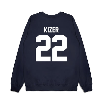 Samford - NCAA Men's Basketball : Thomas Kizer - Vintage Basketball Premium Crewneck Sweatshirt-1