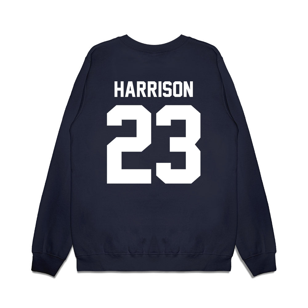 Samford - NCAA Men's Basketball : Caleb Harrison - Vintage Basketball Premium Crewneck Sweatshirt-1