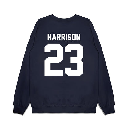 Samford - NCAA Men's Basketball : Caleb Harrison - Vintage Basketball Premium Crewneck Sweatshirt-1