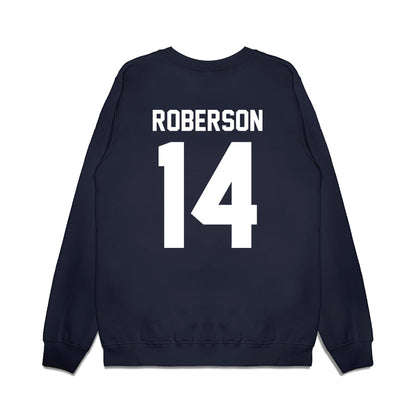 Samford - NCAA Women's Basketball : Makayla Roberson - Vintage Basketball Premium Crewneck Sweatshirt-1