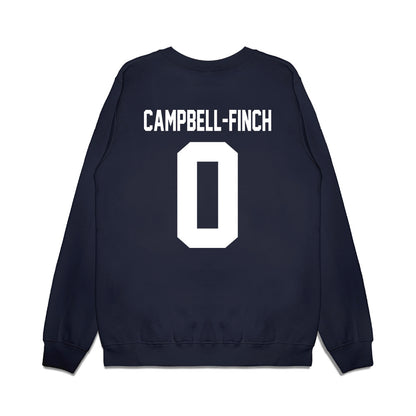 Samford - NCAA Men's Basketball : Isaiah Campbell-Finch - Vintage Basketball Premium Crewneck Sweatshirt-1