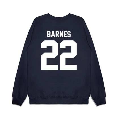Samford - NCAA Women's Basketball : Natalie Barnes - Vintage Basketball Premium Crewneck Sweatshirt-1