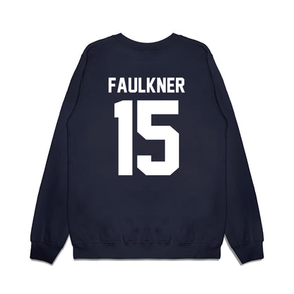 Samford - NCAA Men's Basketball : Dylan Faulkner - Vintage Basketball Premium Crewneck Sweatshirt-1