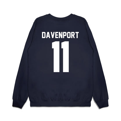 Samford - NCAA Men's Basketball : Cooper Davenport - Vintage Basketball Premium Crewneck Sweatshirt-1