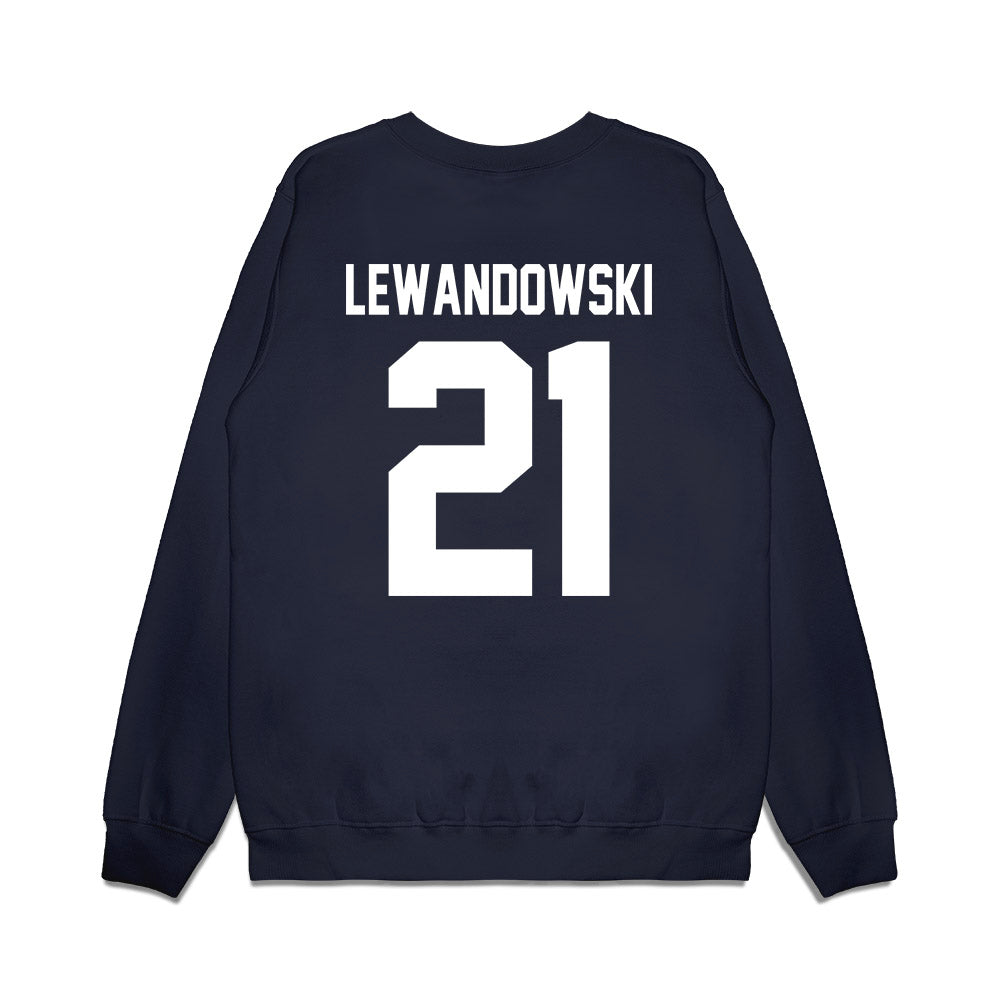 Samford - NCAA Women's Basketball : Kylee Lewandowski - Vintage Basketball Premium Crewneck Sweatshirt-1