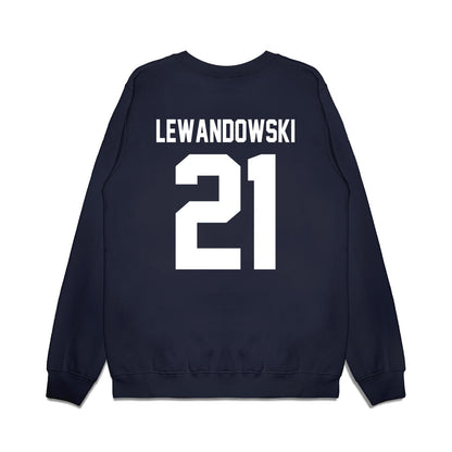 Samford - NCAA Women's Basketball : Kylee Lewandowski - Vintage Basketball Premium Crewneck Sweatshirt-1