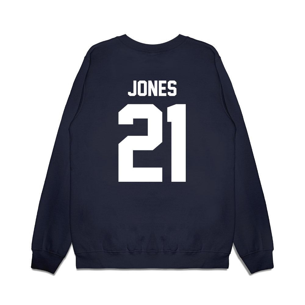 Samford - NCAA Men's Basketball : Rylan Jones - Vintage Basketball Premium Crewneck Sweatshirt-1