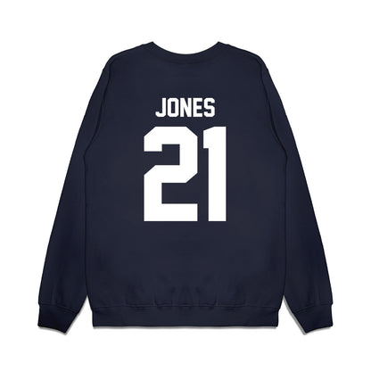 Samford - NCAA Men's Basketball : Rylan Jones - Vintage Basketball Premium Crewneck Sweatshirt-1