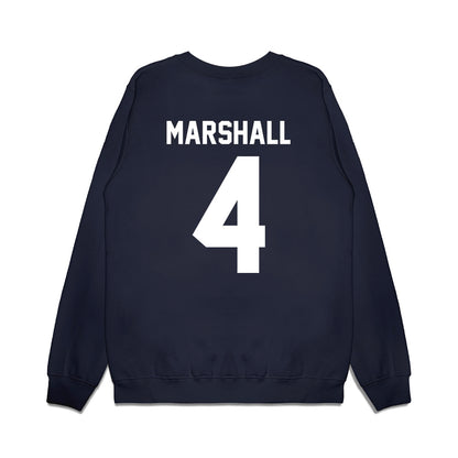Samford - NCAA Men's Basketball : Jermaine Marshall - Vintage Basketball Premium Crewneck Sweatshirt-1