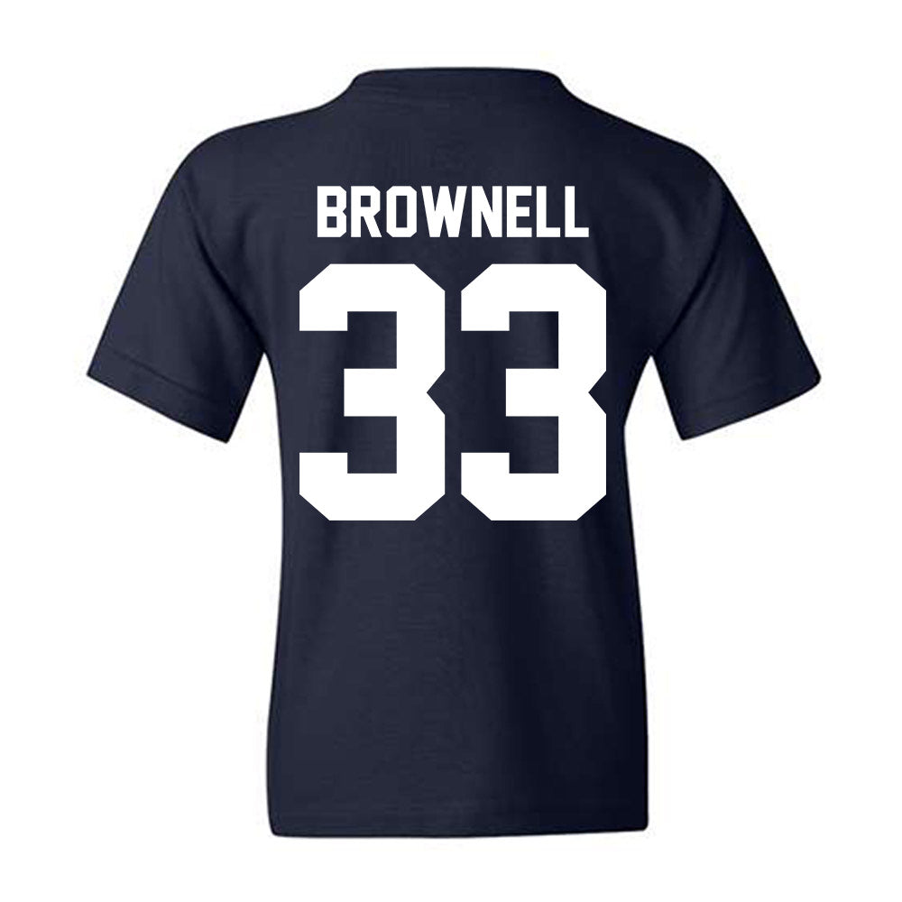 Samford - NCAA Men's Basketball : Jaden Brownell - Vintage Basketball Youth T-Shirt-1