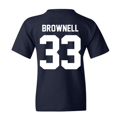 Samford - NCAA Men's Basketball : Jaden Brownell - Vintage Basketball Youth T-Shirt-1
