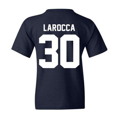 Samford - NCAA Men's Basketball : Owen LaRocca - Vintage Basketball Youth T-Shirt-1