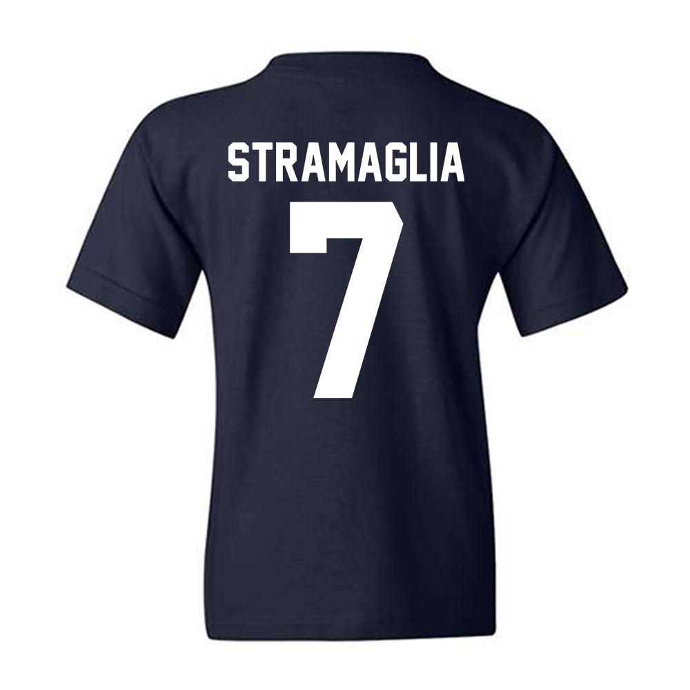 Samford - NCAA Men's Basketball : Paul Stramaglia - Vintage Basketball Youth T-Shirt-1