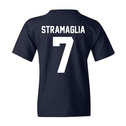 Samford - NCAA Men's Basketball : Paul Stramaglia - Vintage Basketball Youth T-Shirt-1