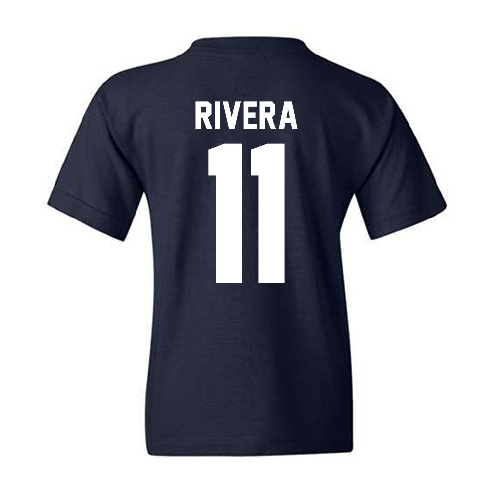 Samford - NCAA Women's Basketball : Briana Rivera - Vintage Basketball Youth T-Shirt-1