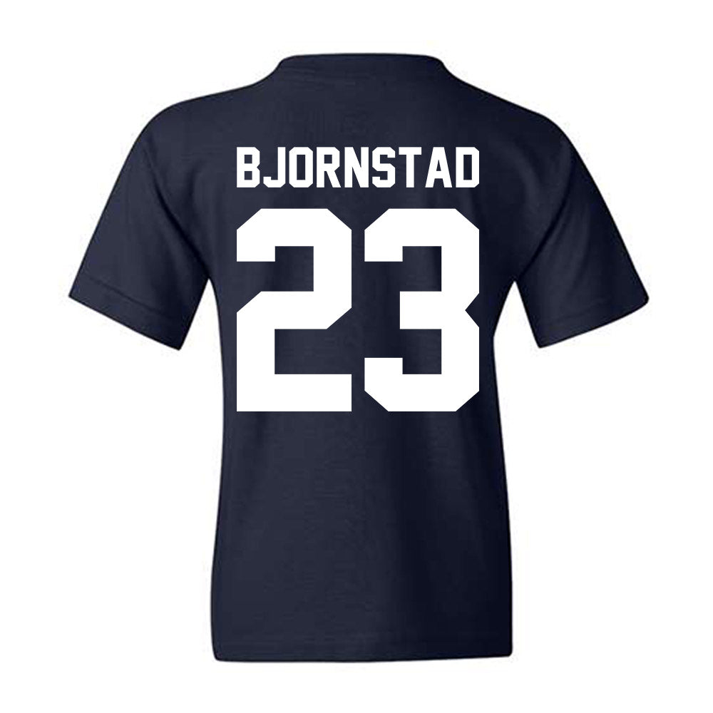 Samford - NCAA Women's Basketball : Kayte Madison Bjornstad - Vintage Basketball Youth T-Shirt-1