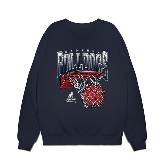 Samford - NCAA Men's Basketball : Win Miller - Vintage Basketball Premium Crewneck Sweatshirt-0