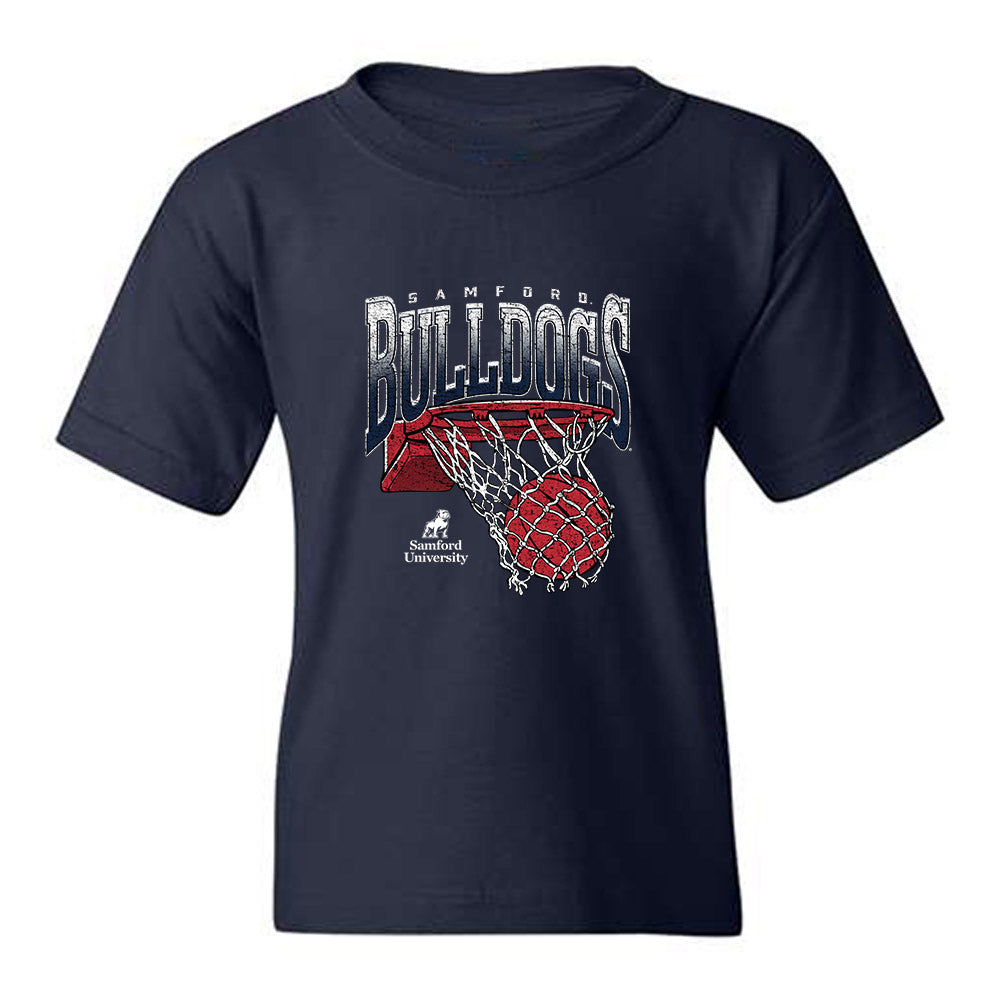 Samford - NCAA Men's Basketball : Caleb Harrison - Vintage Basketball Youth T-Shirt-0