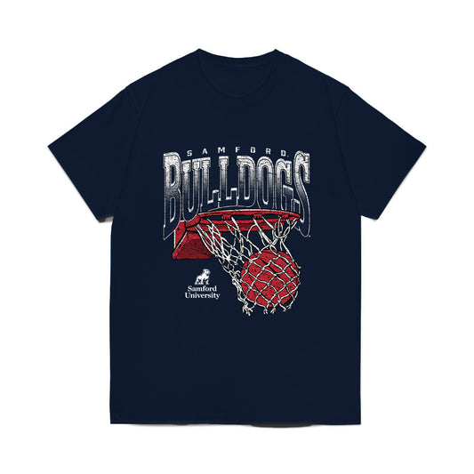 Samford - NCAA Men's Basketball : Win Miller - Vintage Basketball Comfort Colors T-Shirt-0