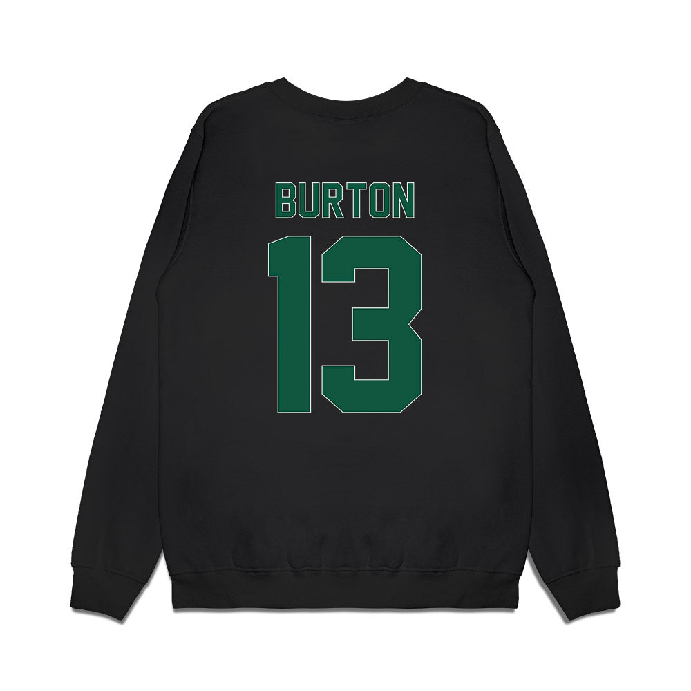 Cleveland State - NCAA Men's Basketball : Lucas Burton - Vintage Shersey Premium Crewneck Sweatshirt-1