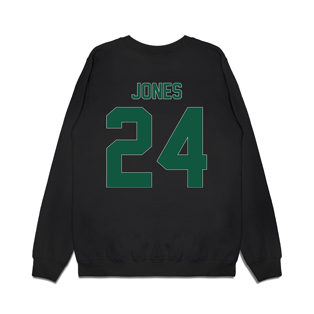 Cleveland State - NCAA Men's Basketball : kamari jones - Vintage Shersey Premium Crewneck Sweatshirt-1