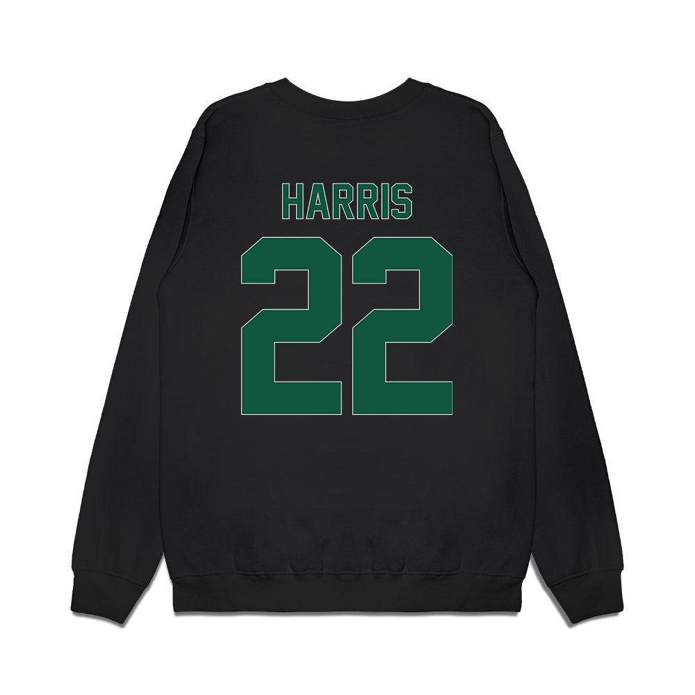 Cleveland State - NCAA Men's Basketball : Josiah Harris - Vintage Shersey Premium Crewneck Sweatshirt-1