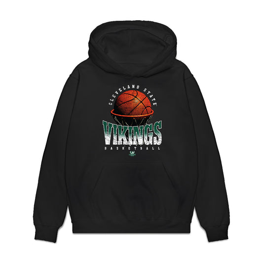 Cleveland State - NCAA Women's Basketball : Silvia Gonzalez Navarro - Vintage Shersey Premium Hooded Sweatshirt-0