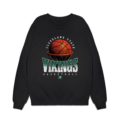 Cleveland State - NCAA Men's Basketball : Preist Ryan - Vintage Shersey Premium Crewneck Sweatshirt-0