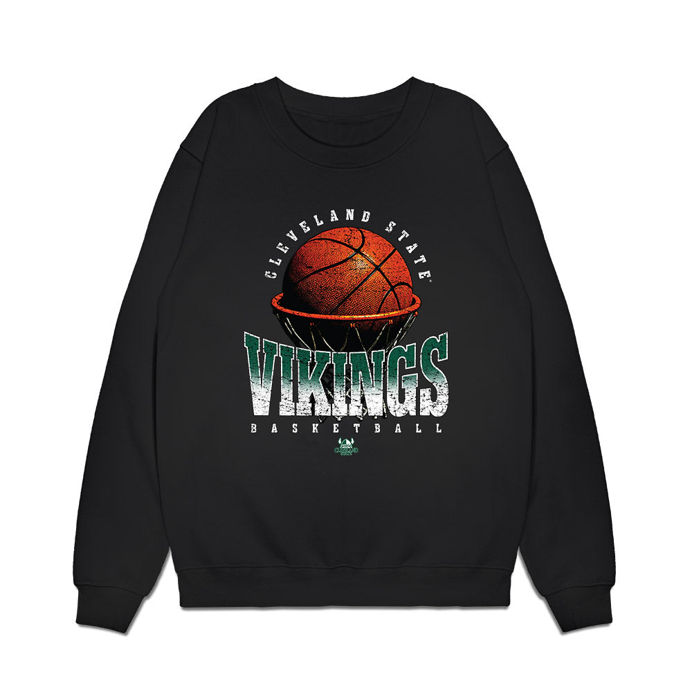 Cleveland State - NCAA Men's Basketball : Dayan Nessah - Vintage Shersey Premium Crewneck Sweatshirt-0