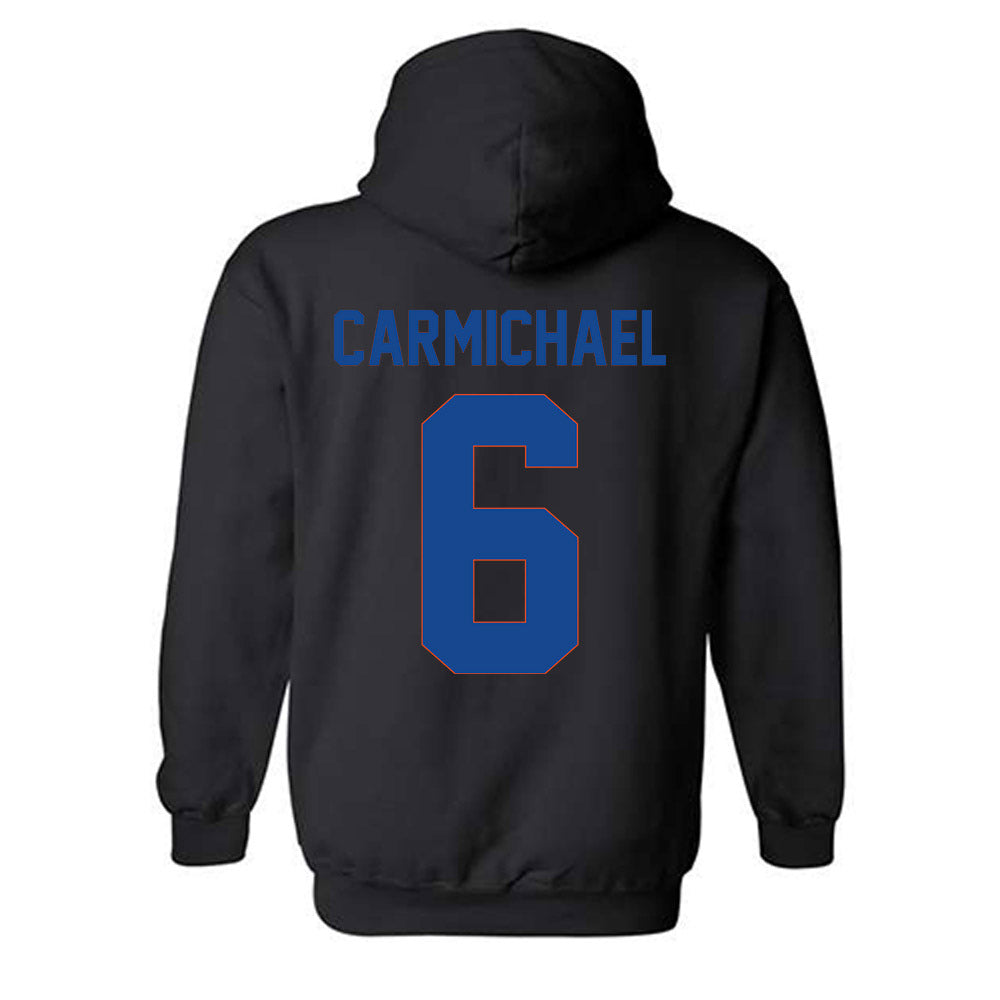 Boise State - NCAA Men's Basketball : Pearson Carmichael - Vintage Shersey Hooded Sweatshirt-1