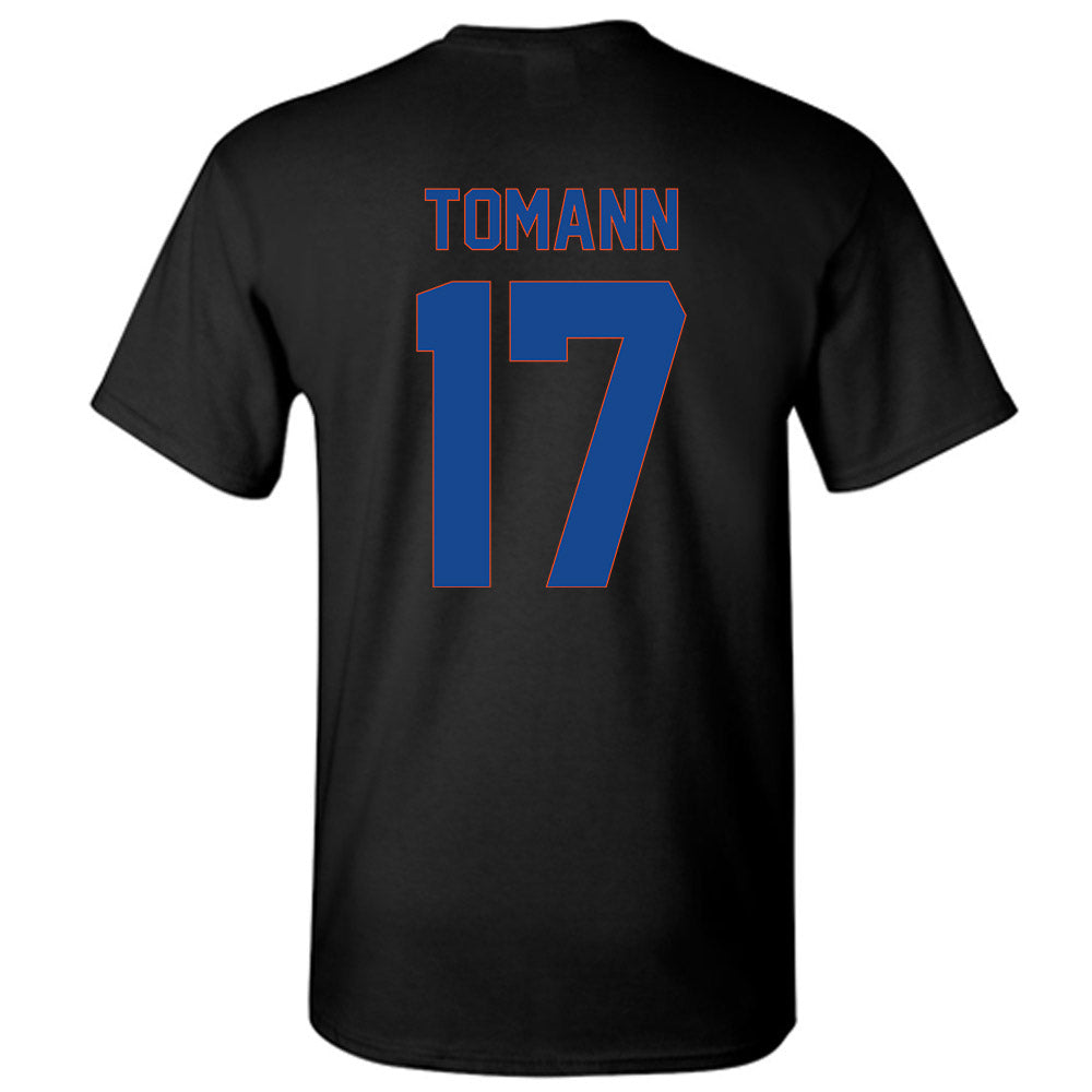 Boise State - NCAA Men's Basketball : Kaur Tomann - Vintage Shersey T-Shirt-1