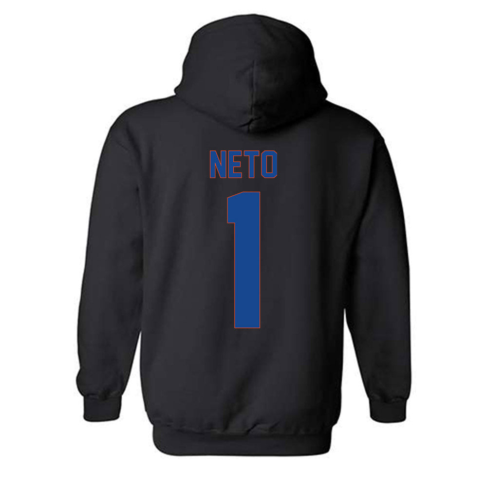 Boise State - NCAA Men's Basketball : Aginaldo Neto - Vintage Shersey Hooded Sweatshirt-1