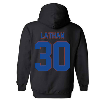 Boise State - NCAA Men's Basketball : Ethan Lathan - Vintage Shersey Hooded Sweatshirt-1