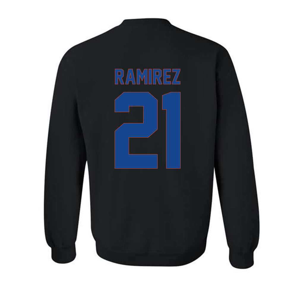 Boise State - NCAA Men's Basketball : Brennan Ramirez - Vintage Shersey Crewneck Sweatshirt-1