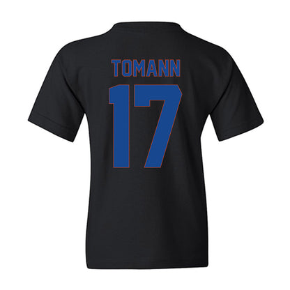 Boise State - NCAA Men's Basketball : Kaur Tomann - Vintage Shersey Youth T-Shirt-1