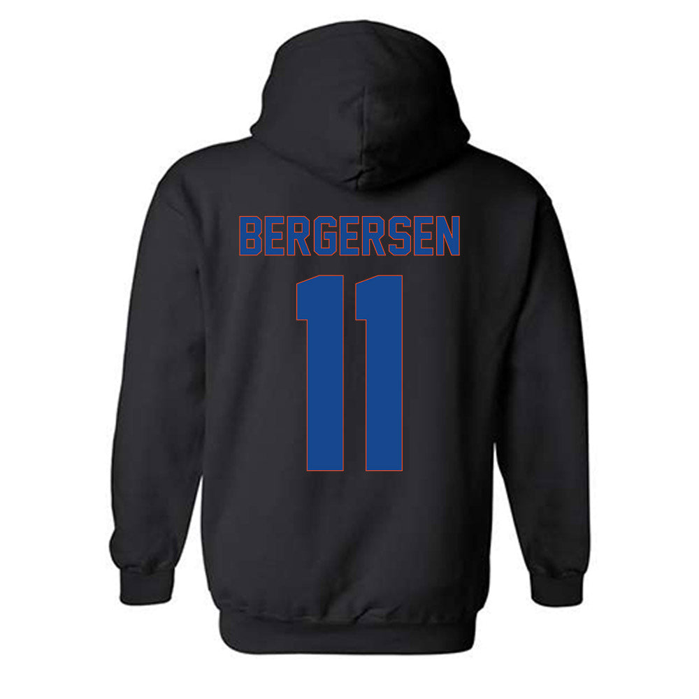 Boise State - NCAA Men's Basketball : Ray Bergersen - Vintage Shersey Hooded Sweatshirt-1